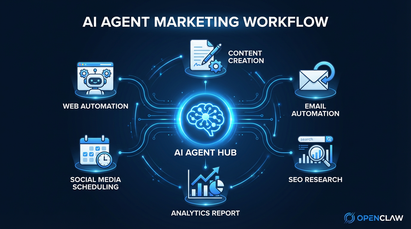 기존 마케팅 툴 HubSpot Jasper vs OpenClaw 오픈클로 비교 인포그래픽