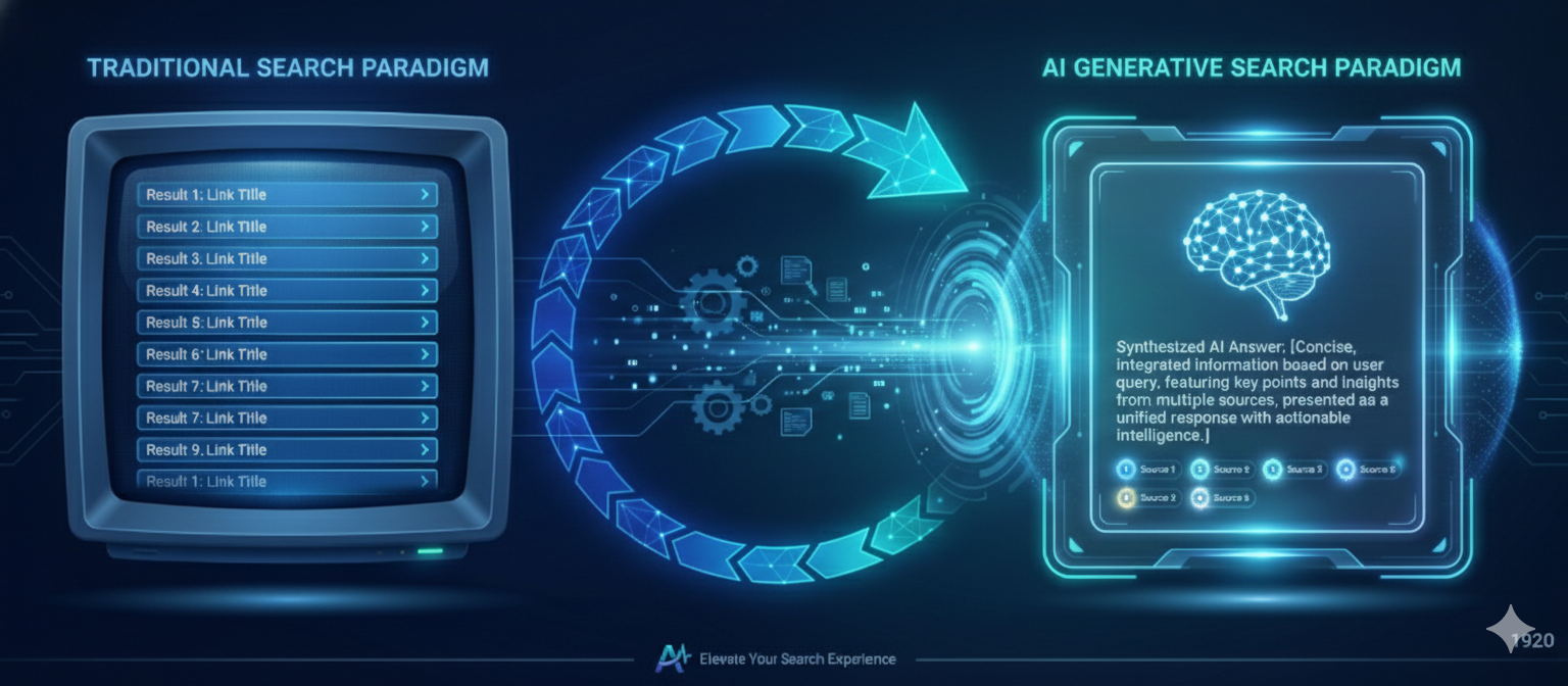 2025년 AI 검색 트래픽 527% 성장 데이터 차트 - 원플랜마케팅 GEO 분석