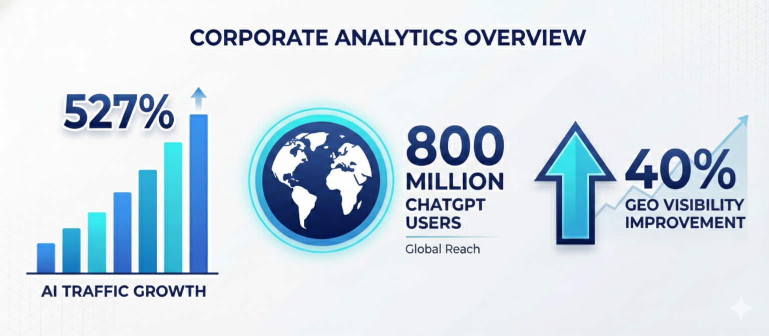 전통 검색에서 AI 생성형 검색으로의 패러다임 전환 - 원플랜마케팅 GEO 전략