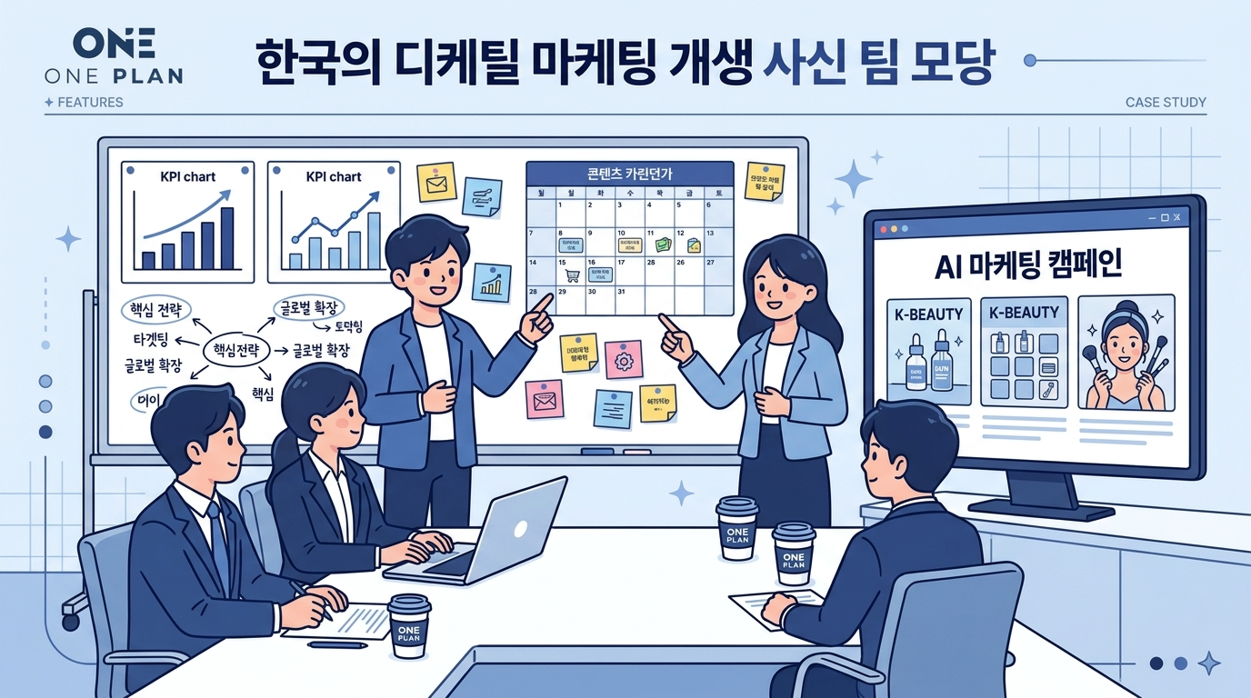 ONE PLAN 마케팅 에이전시 팀 미팅