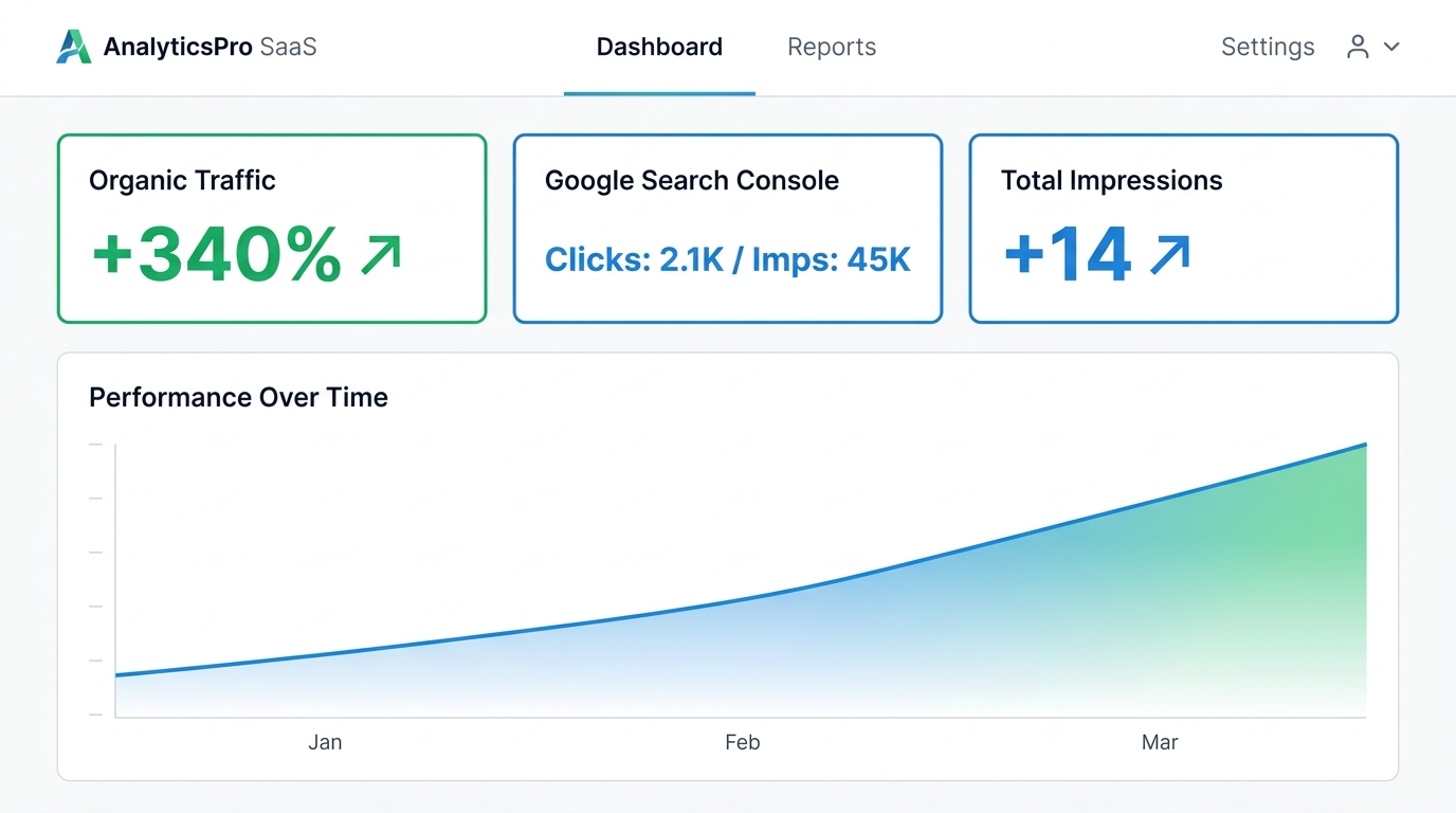 원플랜마케팅 네이버 서치어드바이저 구글 서치콘솔 오가닉 트래픽 성장 마케팅 성과 대시보드 - 원플랜마케팅